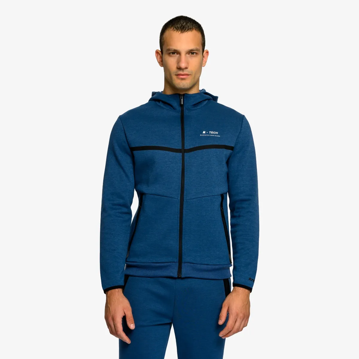 KRONOS Majica s kapuljačom s patentom KRONOS MENS FULL ZIP HOODY