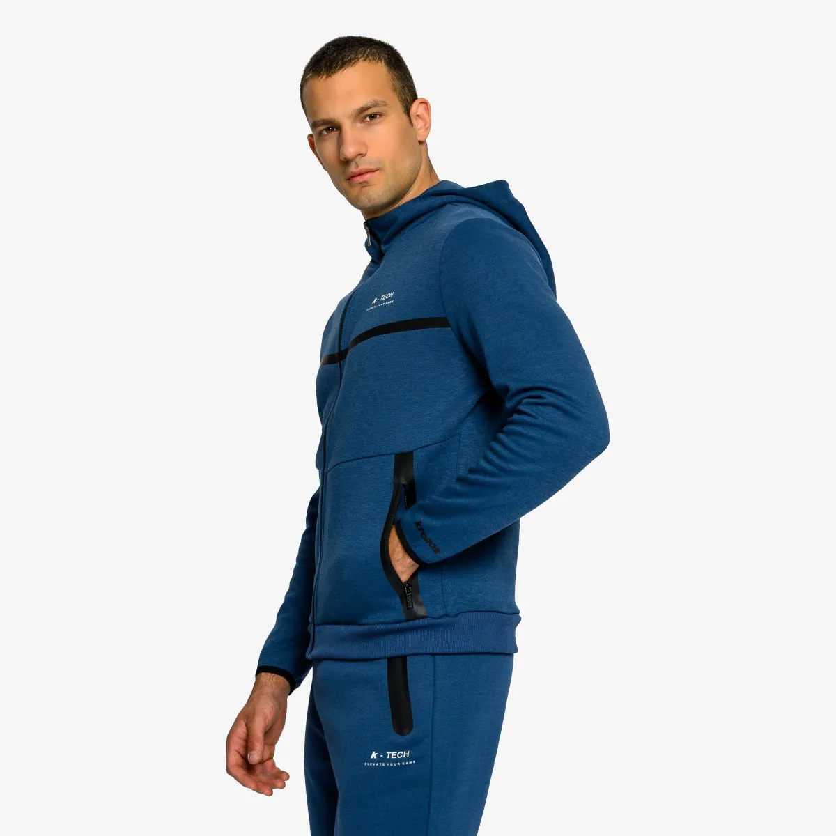 KRONOS Majica s kapuljačom s patentom KRONOS MENS FULL ZIP HOODY