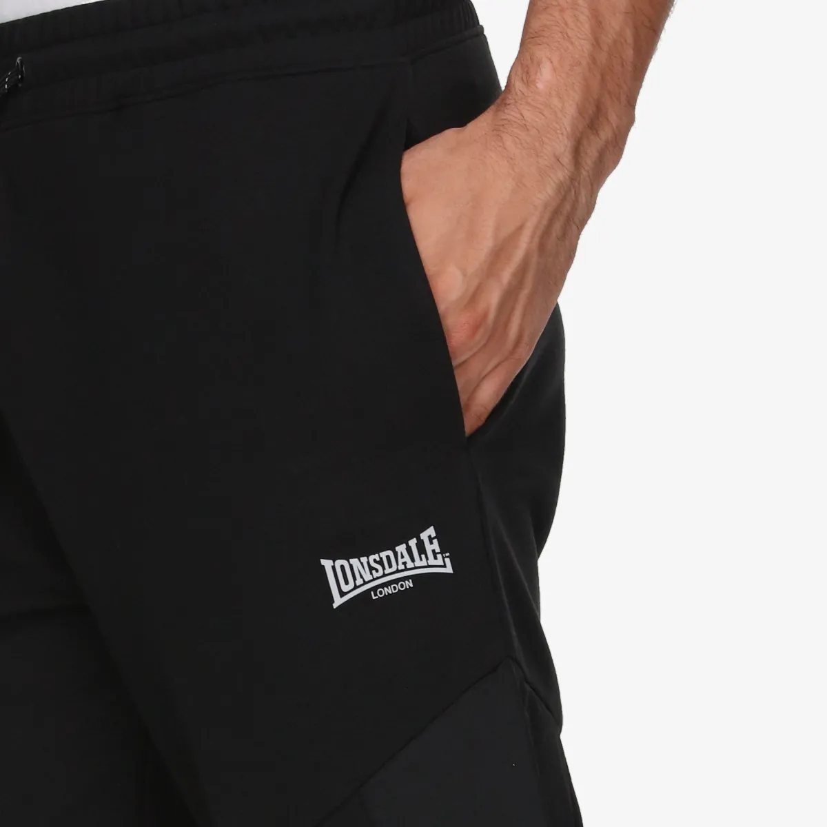LONSDALE Hlače Black Pants 