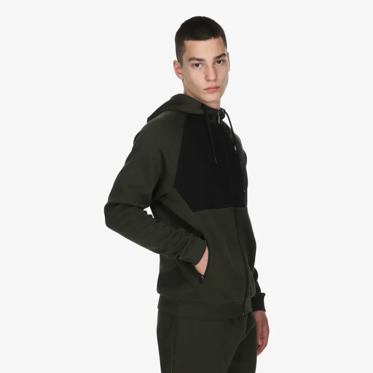 LONSDALE Majica s kapuljačom s patentom Small Logo Full Zip Hoody