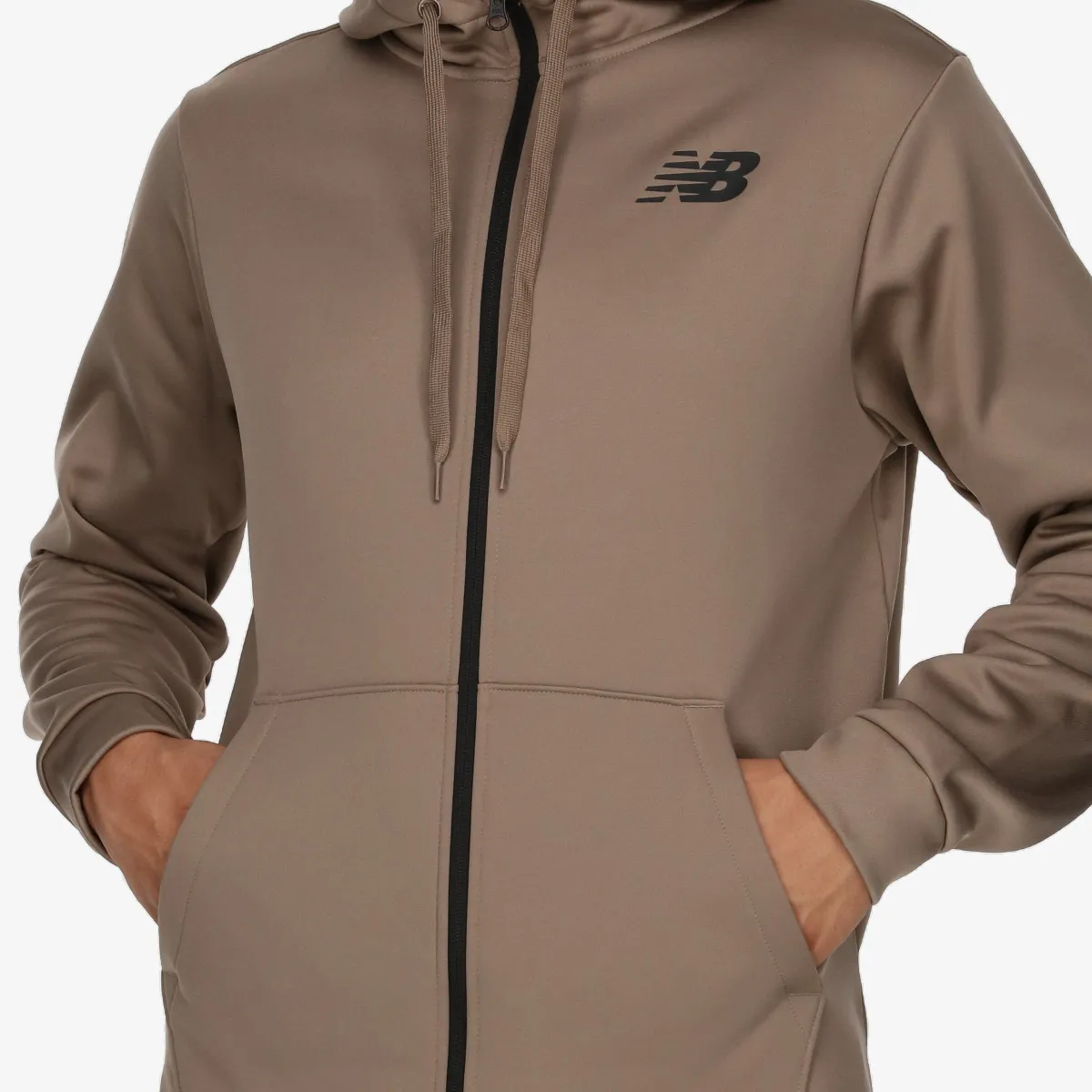 NEW BALANCE Majica s kapuljačom s patentom Tenacity Performance Fleece Full Zip Hoo 
