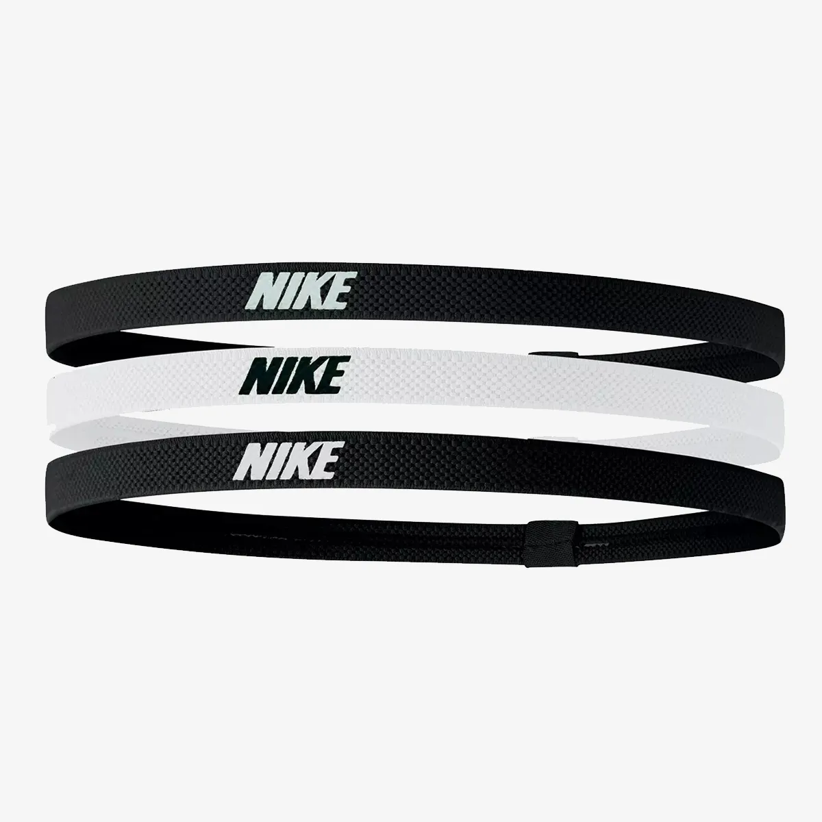 NIKE Headband NIKE ELASTIC HEADBANDS 2.0 3 PK BLACK/WH 