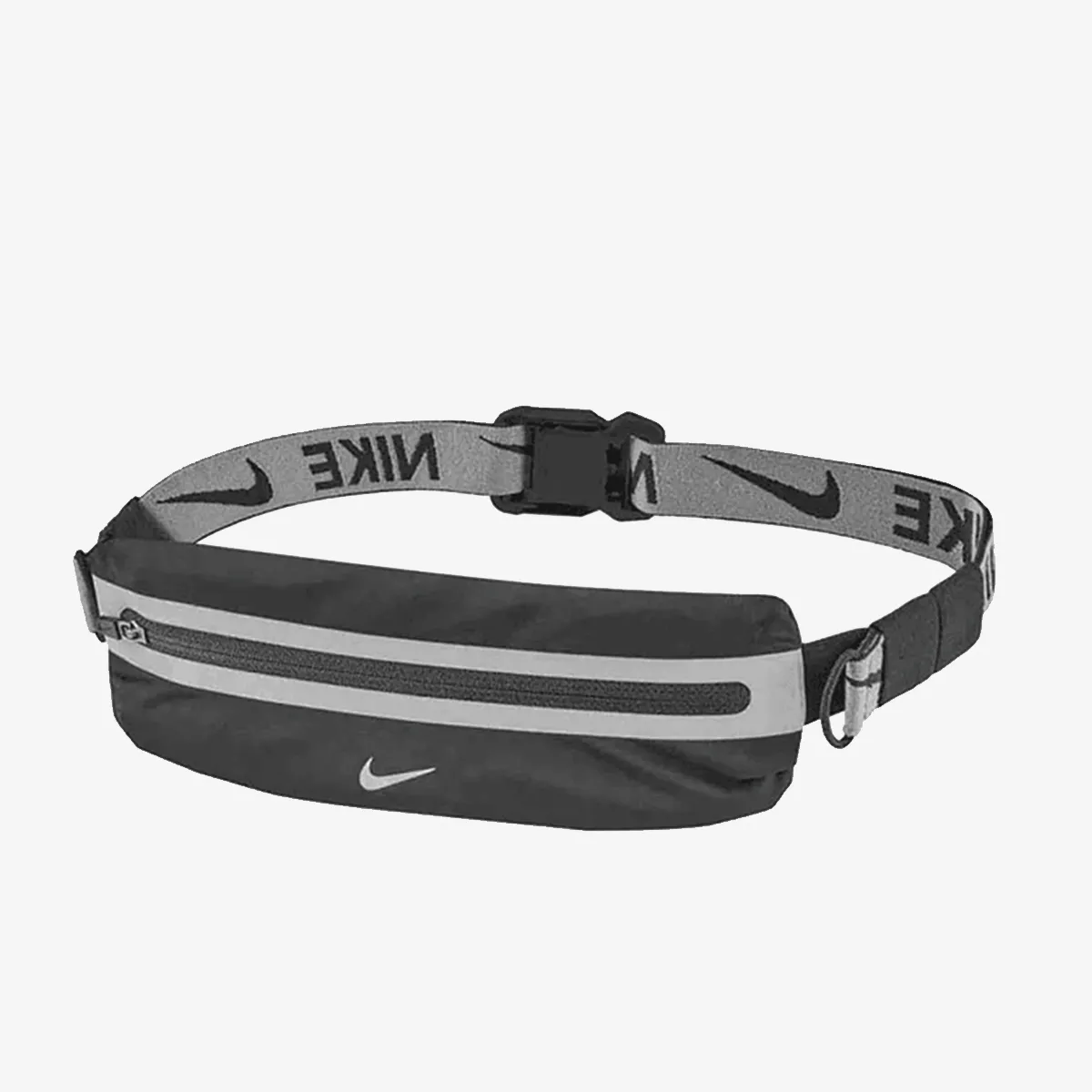 NIKE Torbica oko struka NIKE SLIM WAISTPACK 4.0 BLACK/BLACK/SILV 