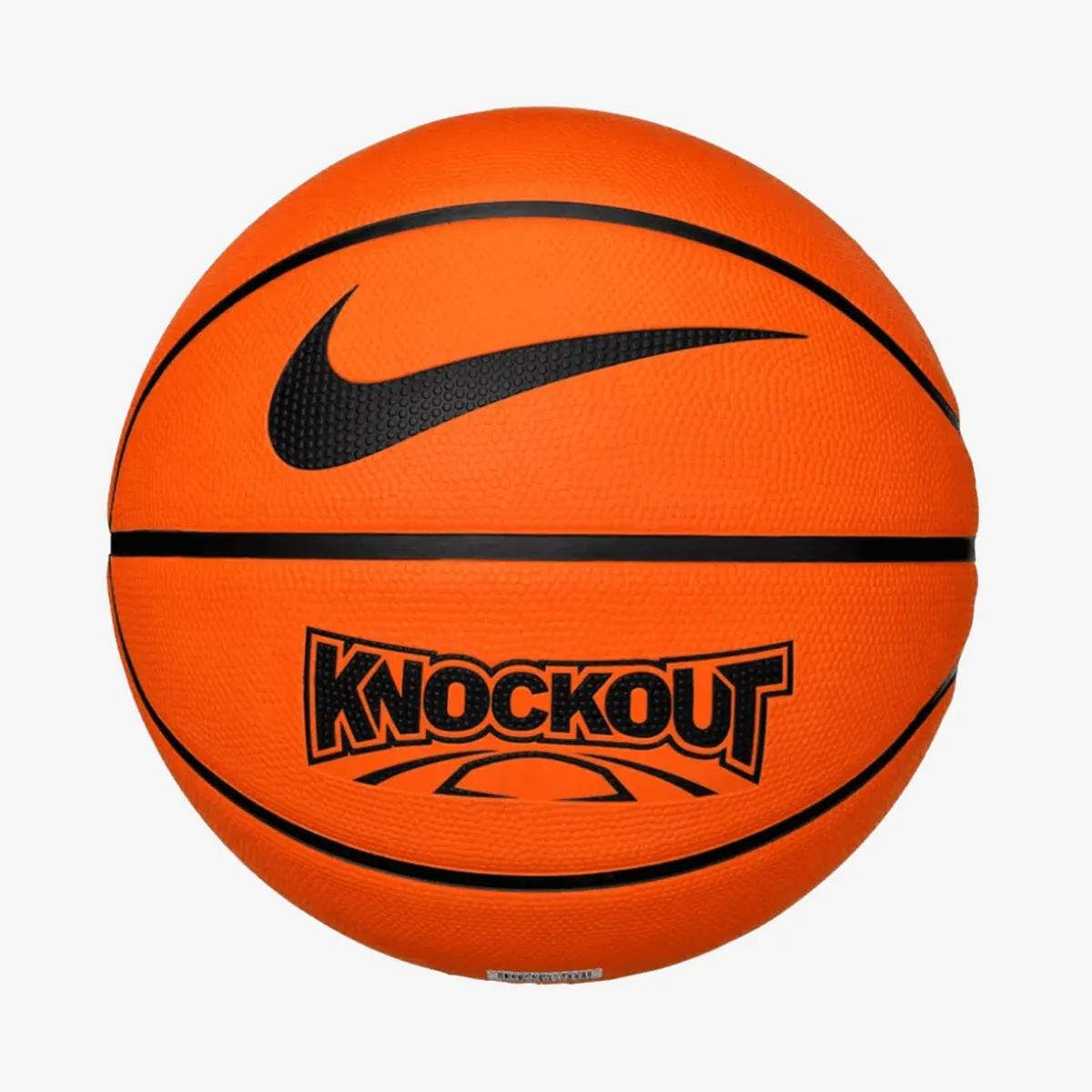 NIKE Lopta NIKE KNOCKOUT DEFLATED AMBER/BLACK/BLACK 