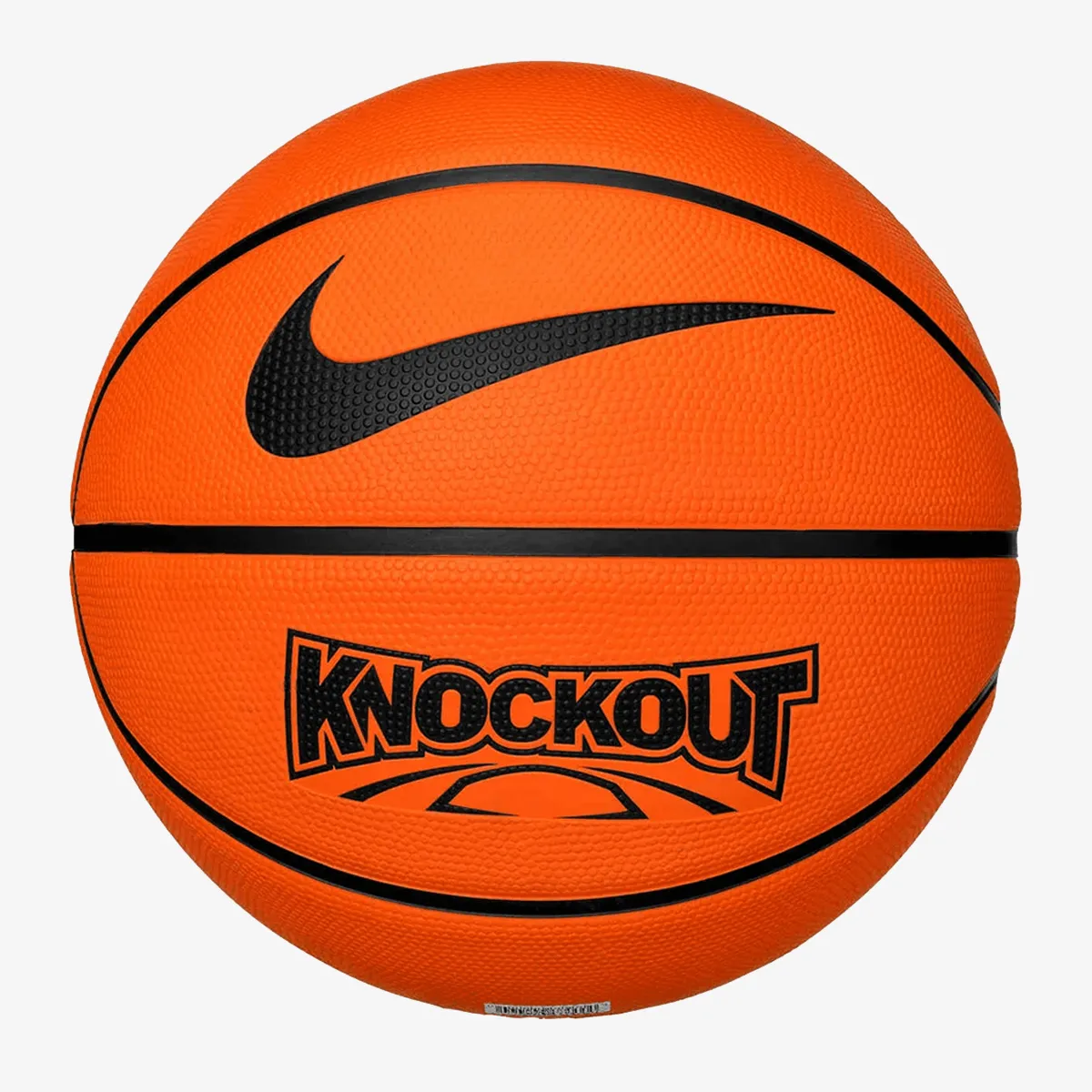 NIKE Lopta NIKE KNOCKOUT DEFLATED AMBER/BLACK/BLACK