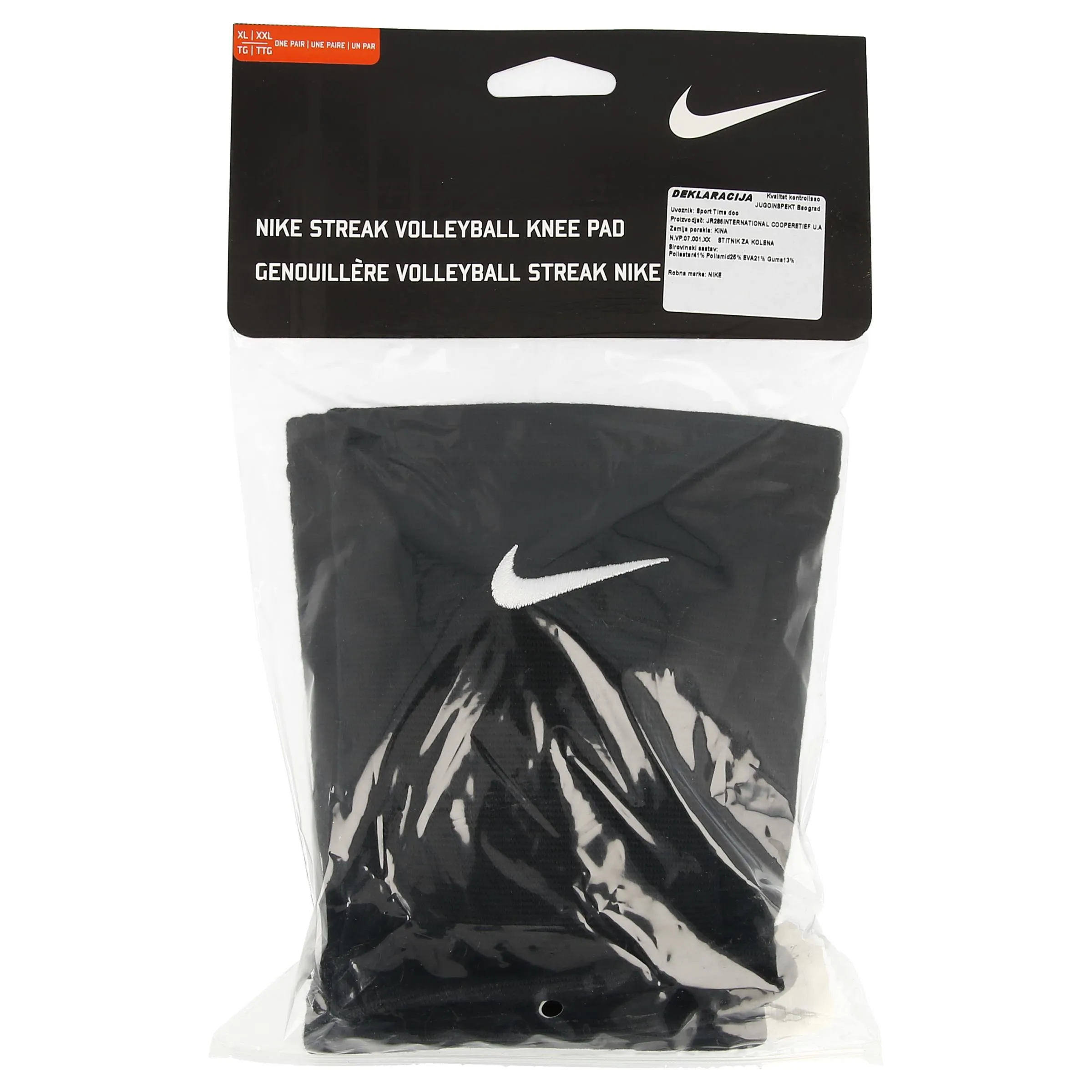 NIKE Štitnici za koljena NIKE STREAK VOLLEYBALL KNEE PAD CE XL/XX