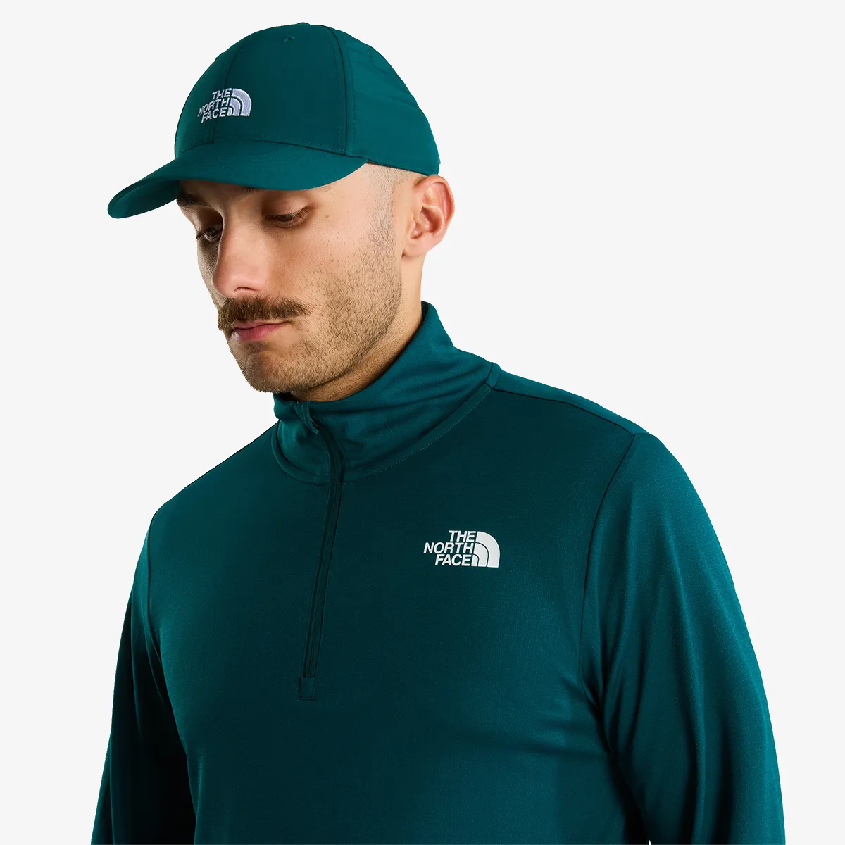 THE NORTH FACE T-Shirt M 24/7 1/4 ZIP TEE 