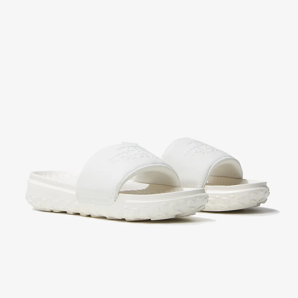 THE NORTH FACE Papuče W NEVER STOP CUSH SLIDE WHITE DUNE/WHITE 