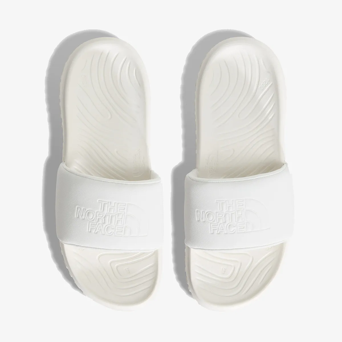THE NORTH FACE Papuče W NEVER STOP CUSH SLIDE WHITE DUNE/WHITE 