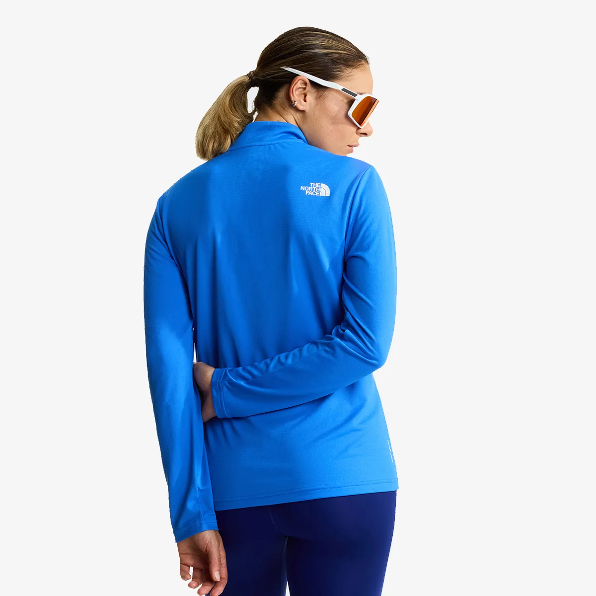 THE NORTH FACE T-Shirt W FLEX 1/4 ZIP TEE SLIM