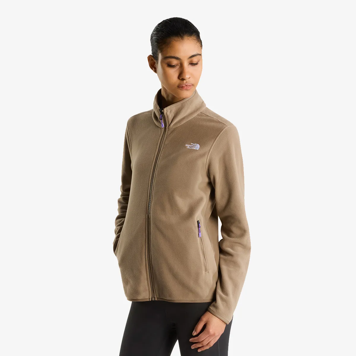 THE NORTH FACE Majica s kapuljačom s patentom W GLACIER FLEECE JACKET