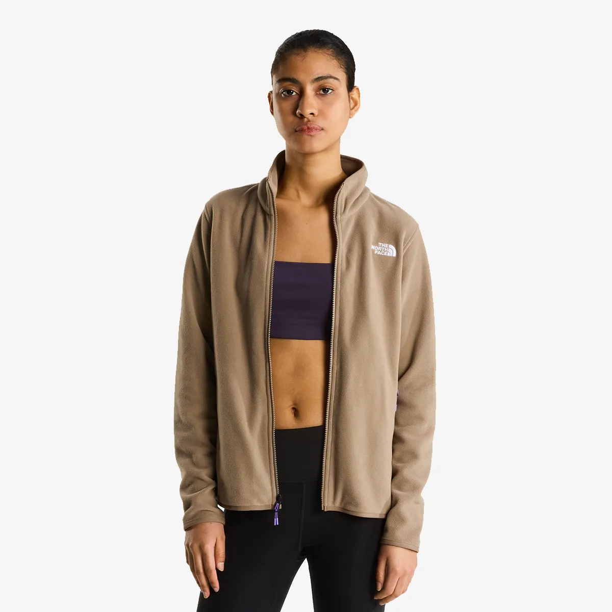 THE NORTH FACE Majica s kapuljačom s patentom W GLACIER FLEECE JACKET