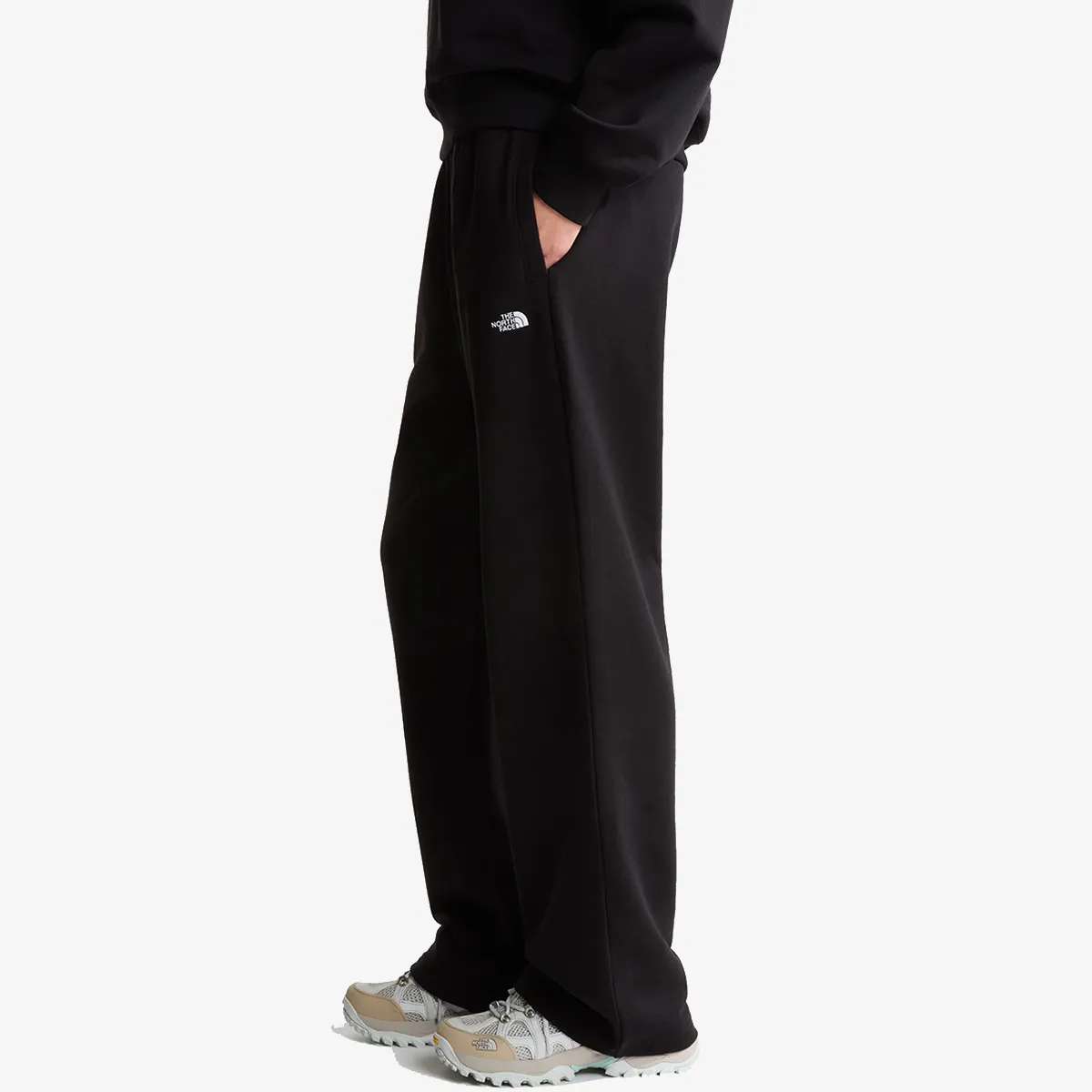 THE NORTH FACE Hlače W TNF ESSENTIAL TERRY SIMPLE DOME RELAXE