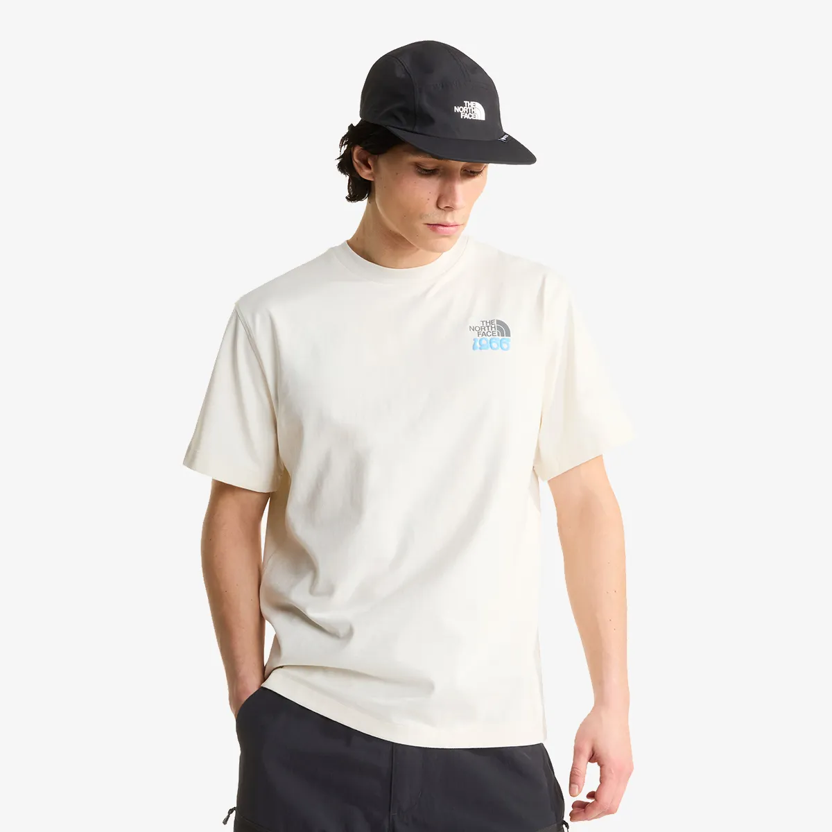 THE NORTH FACE T-Shirt M 1966 FLORA RELAXED SHORT SLEEVE TEE-GR 