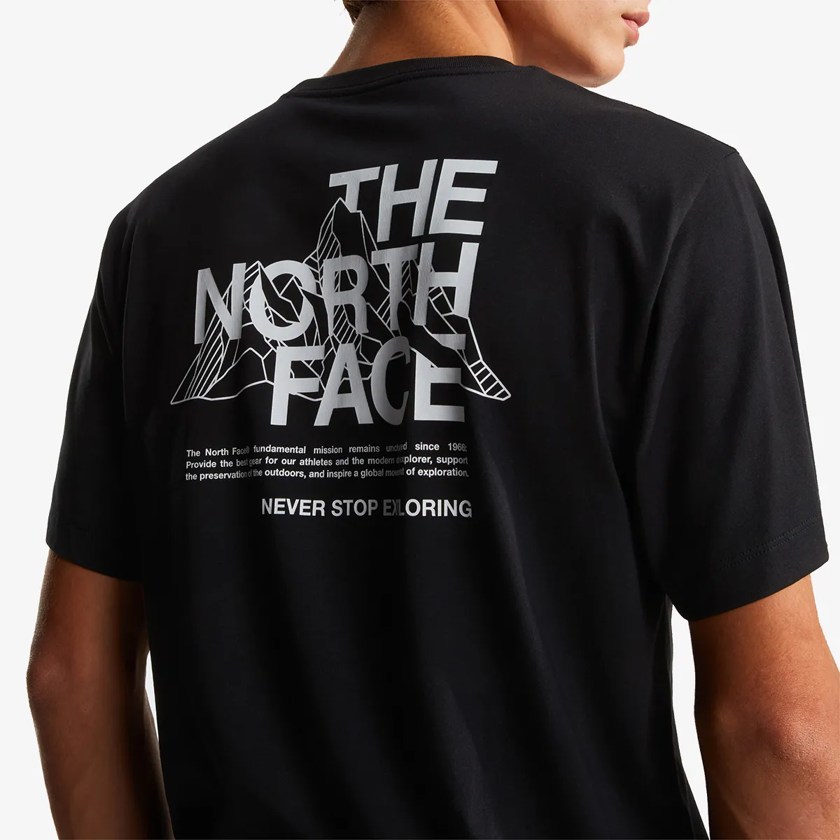 THE NORTH FACE T-Shirt MOUNTAIN SKETCH REGULAR SHORT SLEEVE 