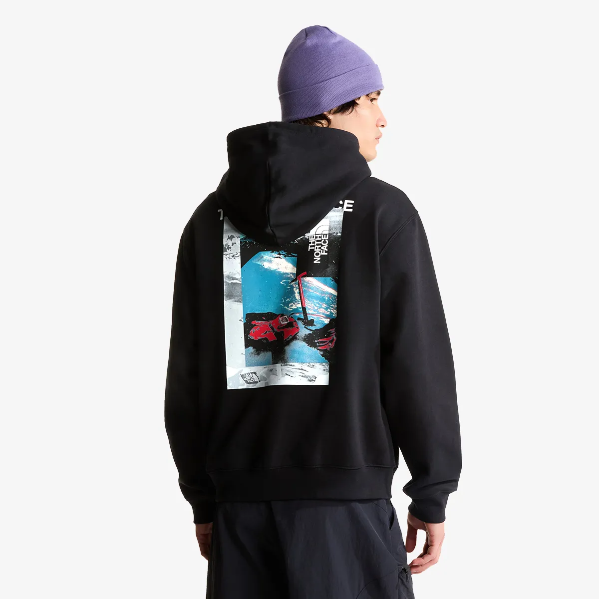 THE NORTH FACE Majica s kapuljačom M APEX '75 COLLAGE RELAXED HOODIE