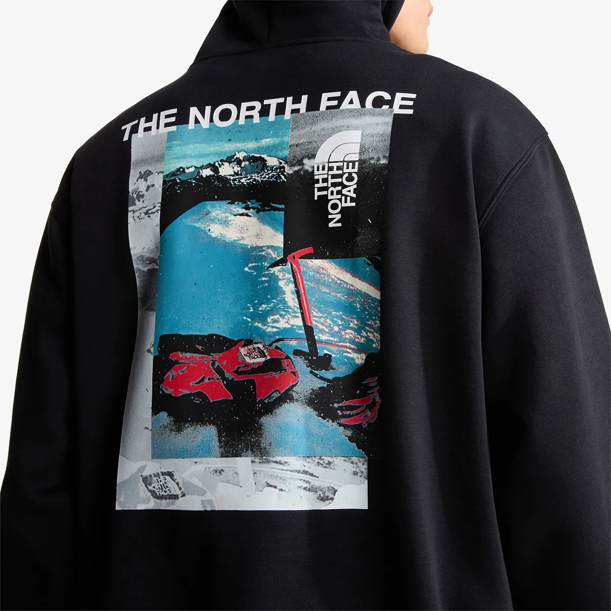 THE NORTH FACE Majica s kapuljačom M APEX '75 COLLAGE RELAXED HOODIE