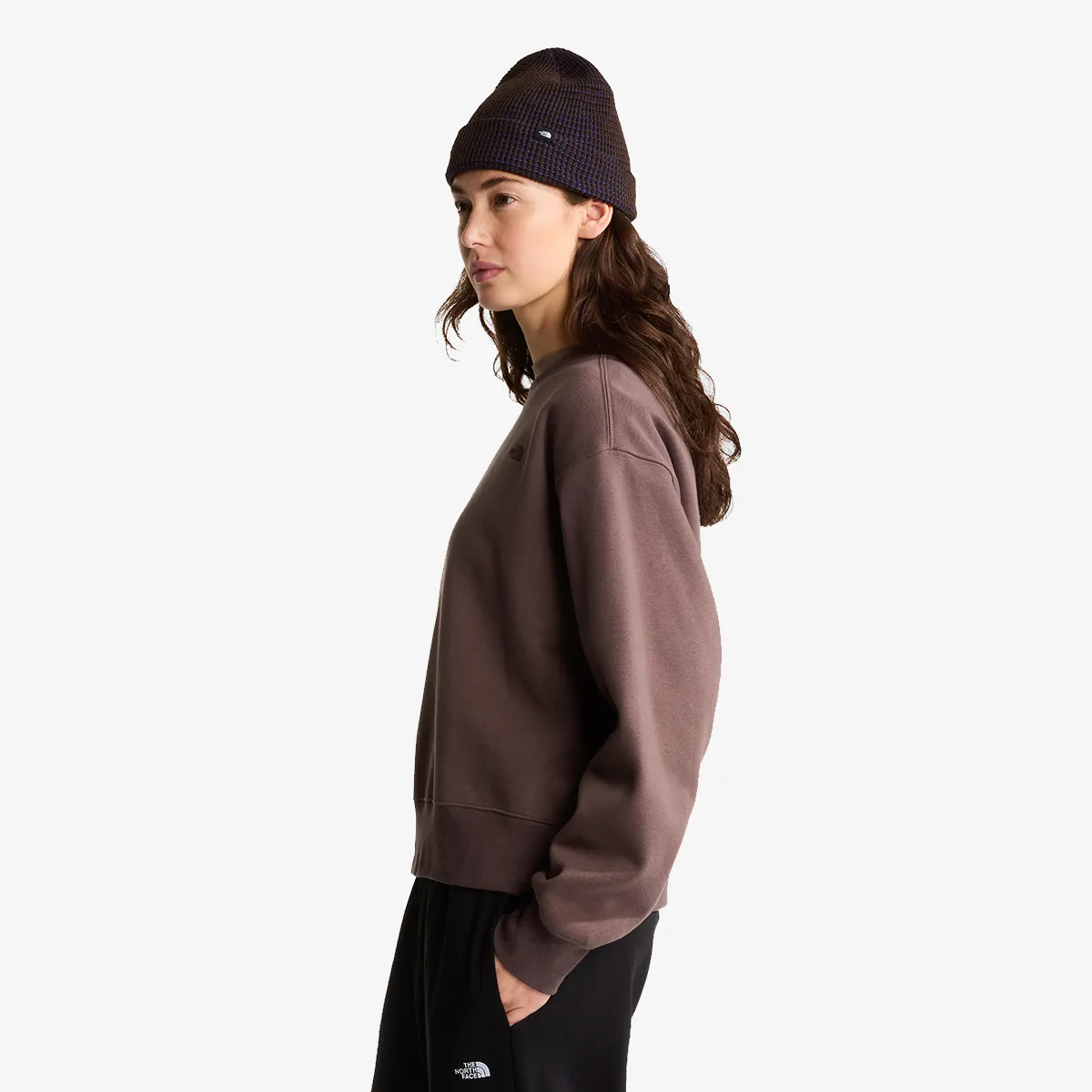 THE NORTH FACE Majica bez kragne W TNF ESSENTIAL SIMPLE DOME BOXY OS CREW 
