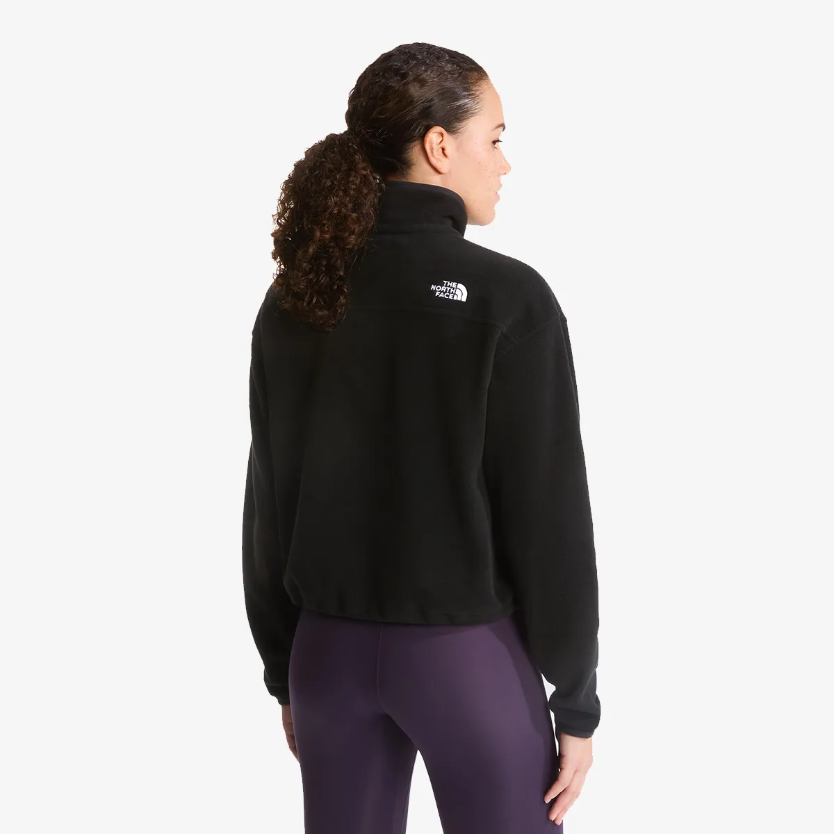 THE NORTH FACE Majica s kapuljačom s polu patentom W NOVELTY LOGO GLACIER 1/4 ZIP 
