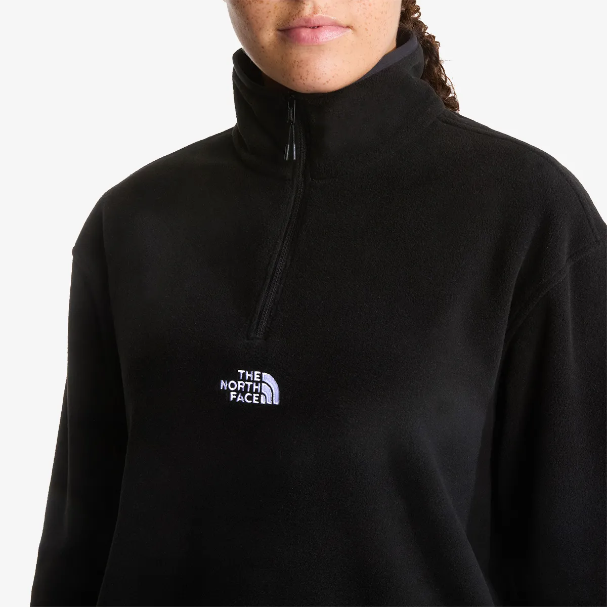 THE NORTH FACE Majica s kapuljačom s polu patentom W NOVELTY LOGO GLACIER 1/4 ZIP 