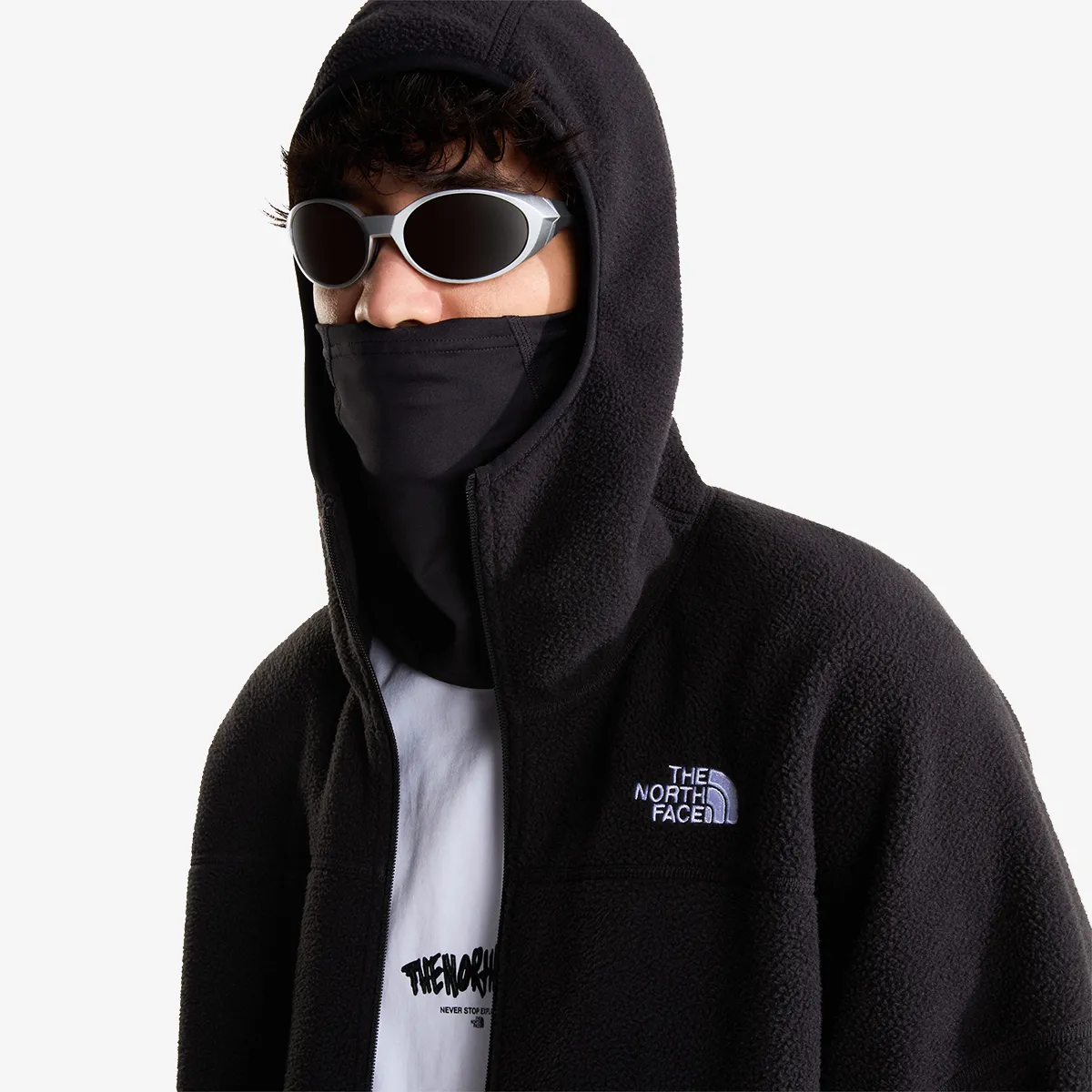 THE NORTH FACE Majica s kapuljačom s patentom M NSE FULL ZIP MASK FLEECE 