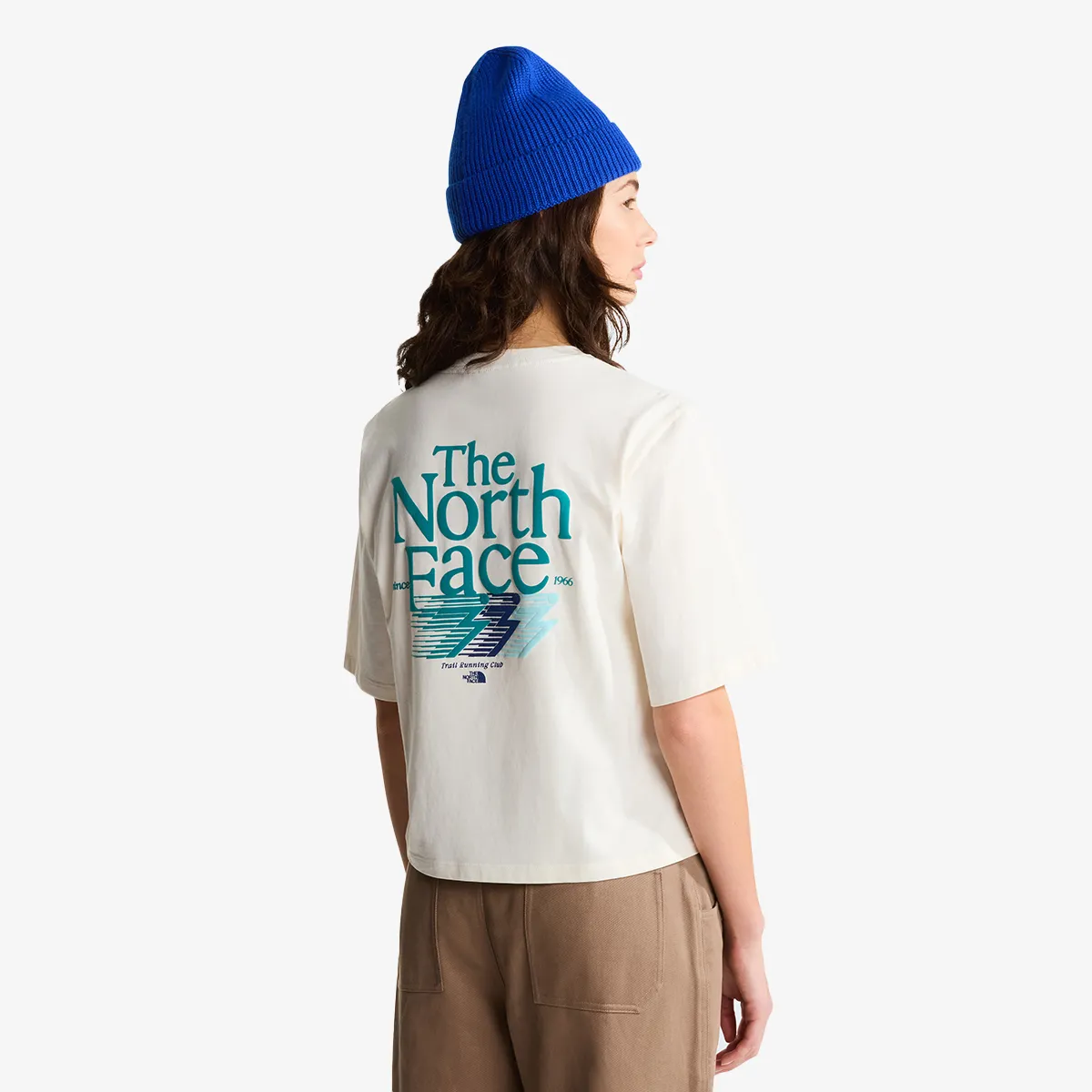 THE NORTH FACE T-Shirt W RETRO TRAIL BOXY SS TEE-GRAPHIC 