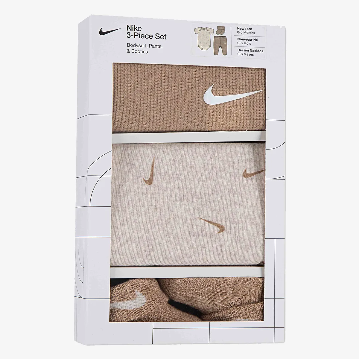 NIKE Komplet za djecu NHN 3PK BODYSUIT & WAFFLE PANT