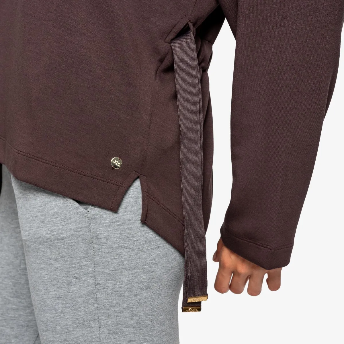 LUSSARI Majica bez kragne STUDIO HOODY 