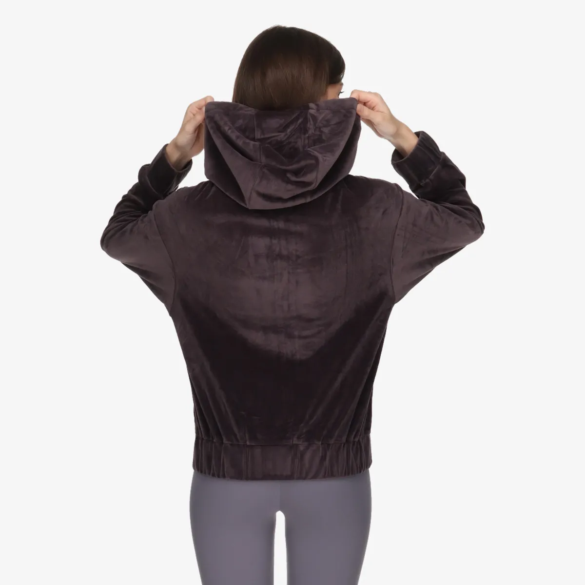 Majica s kapuljačom s patentom VELOUR FZ HOODY 