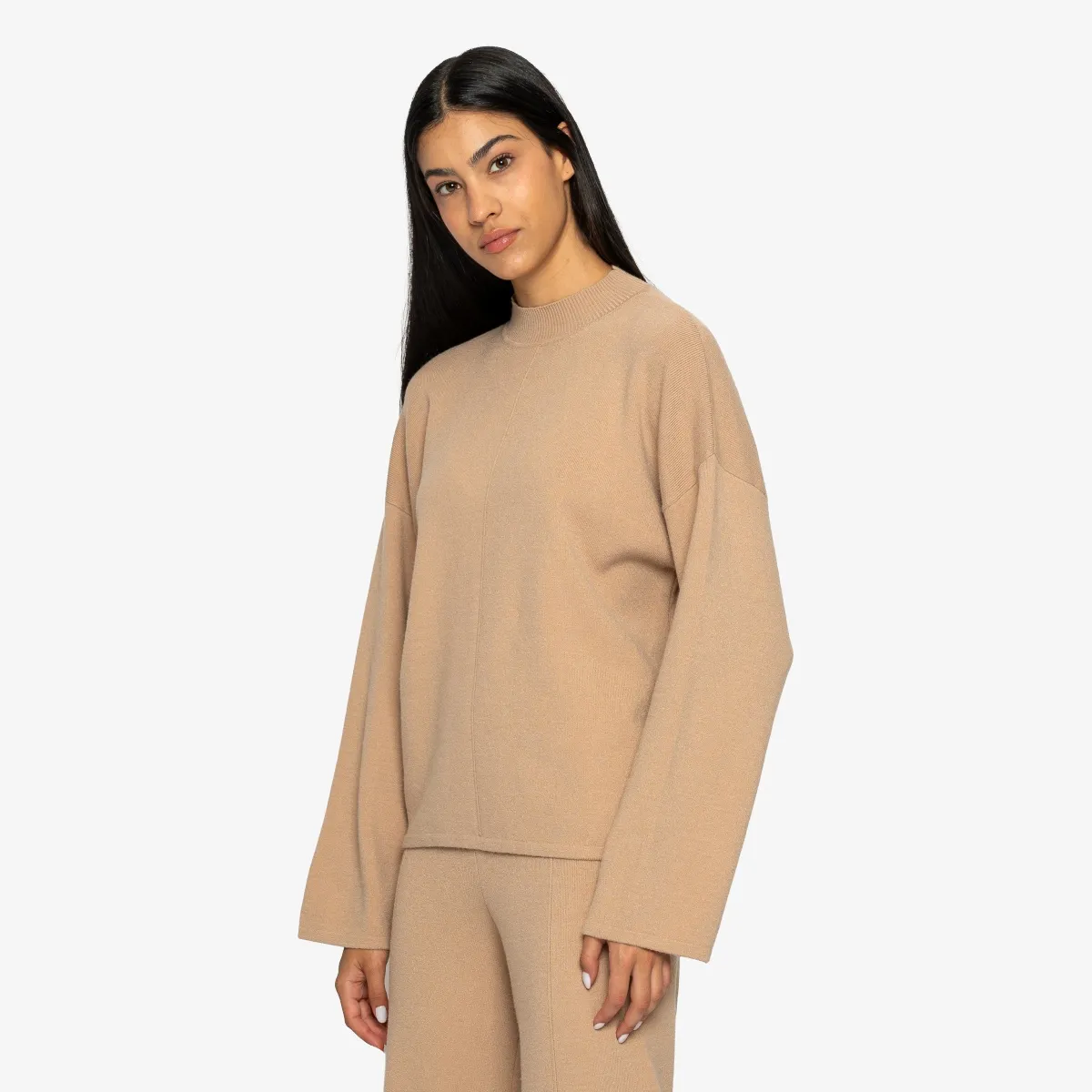 LUSSARI Majica bez kragne KNITWEAR CREWNECK