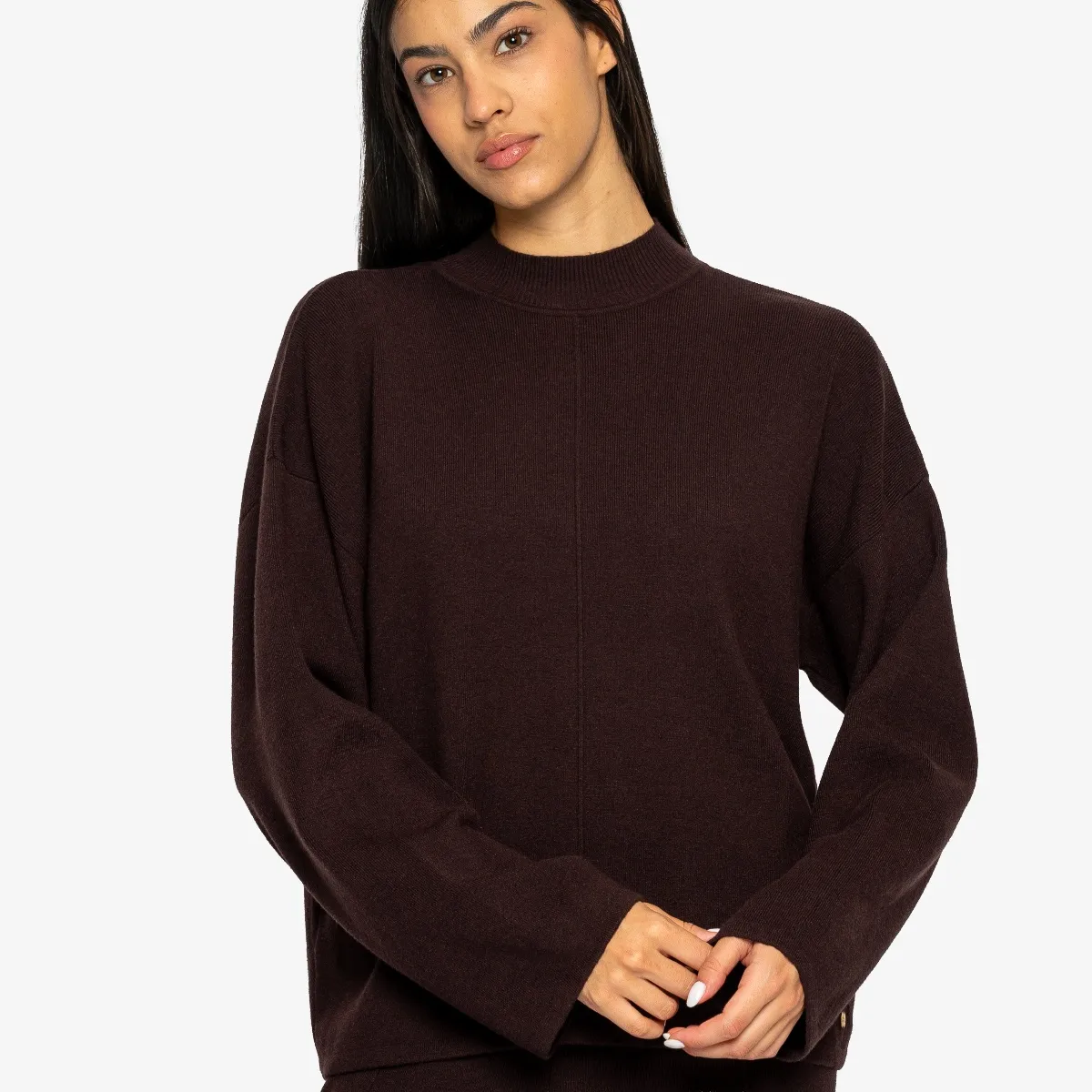 LUSSARI Majica bez kragne KNITWEAR CREWNECK