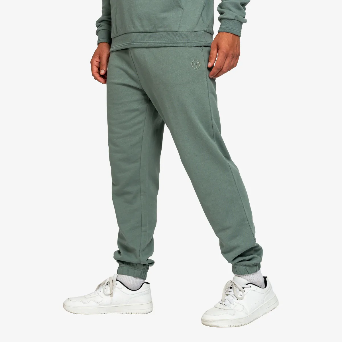 SERGIO TACCHINI Hlače MONOGRAMMA CUFFED PANTS 