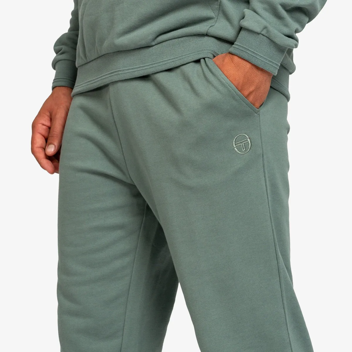 SERGIO TACCHINI Hlače MONOGRAMMA CUFFED PANTS 