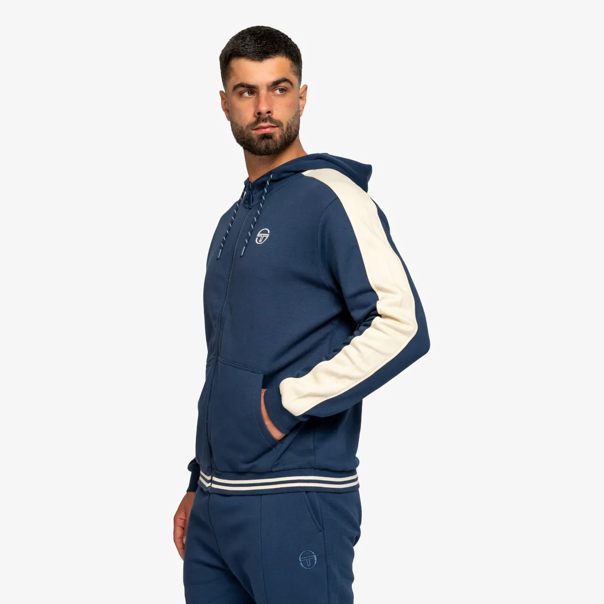 SERGIO TACCHINI Majica s kapuljačom s patentom ST FULL ZIP HOODY 