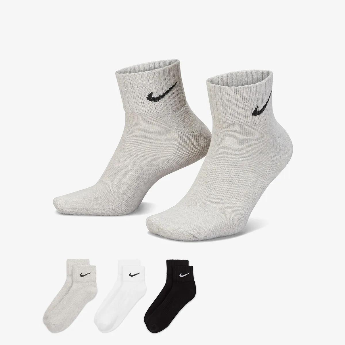 NIKE Čarape U NK V CUSH ANKLE- 3P VALUE 