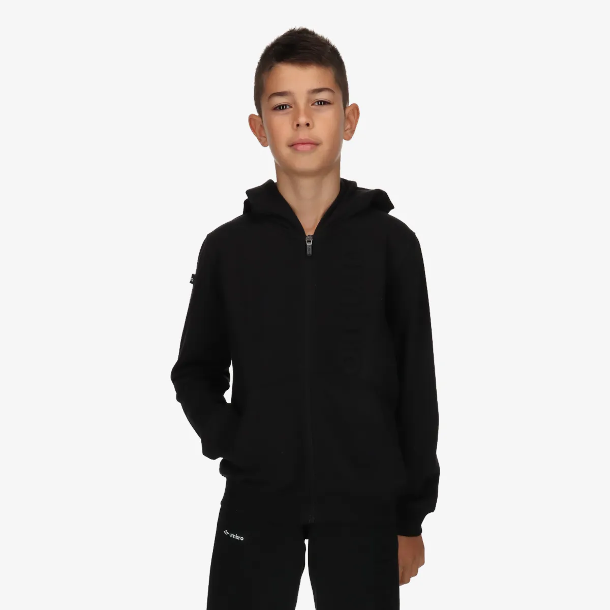 UMBRO Majica s kapuljačom s patentom BASIC LOGO FULL ZIP JNR 