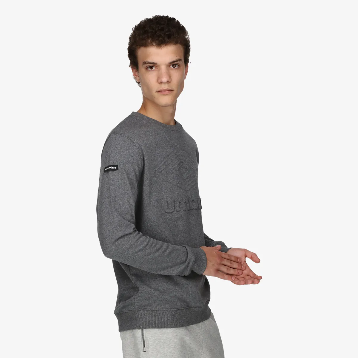 UMBRO Majica bez kragne BASIC LOGO CREW 