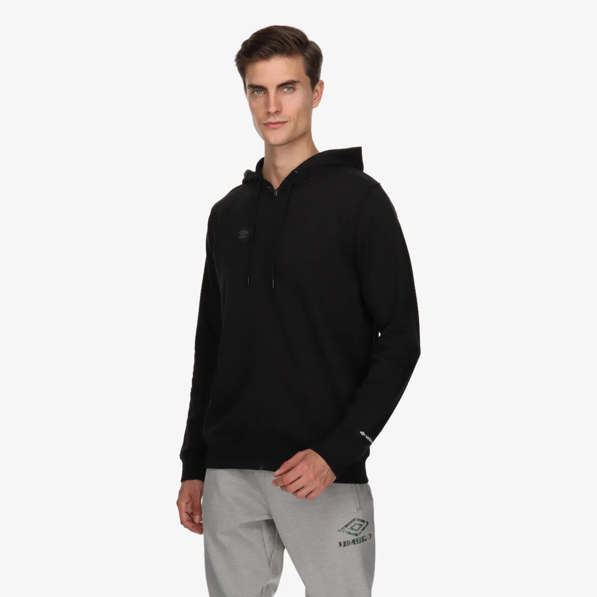 UMBRO Majica s kapuljačom s patentom BASIC LOGO FULL ZIP HOODIE 