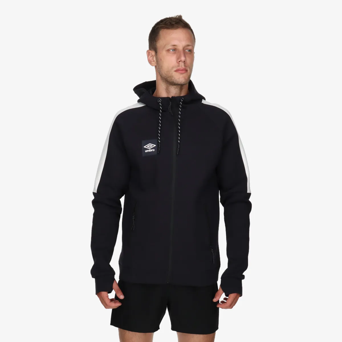 UMBRO Majica s kapuljačom s patentom ONLY FOOTBALL FULL ZIP HOODIE 