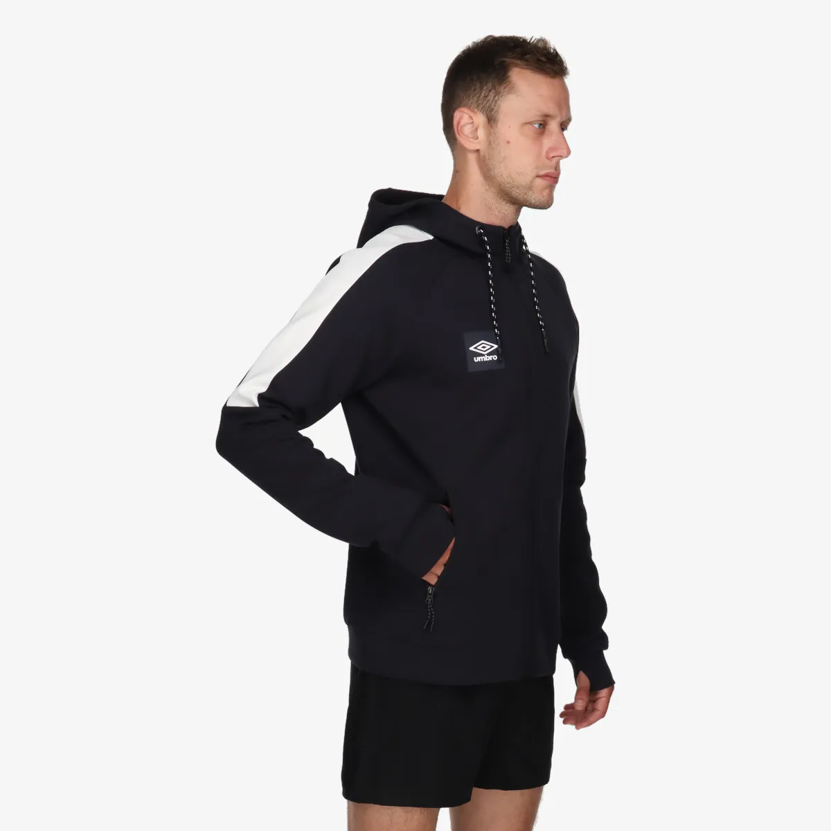 UMBRO Majica s kapuljačom s patentom ONLY FOOTBALL FULL ZIP HOODIE 