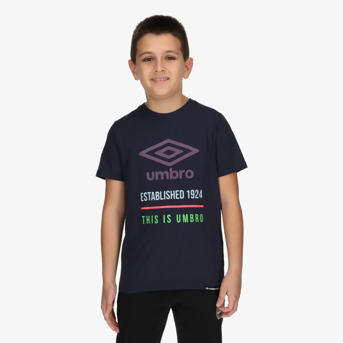 UMBRO T-Shirt BASIC 2 COTTON T SHIRT JNR 