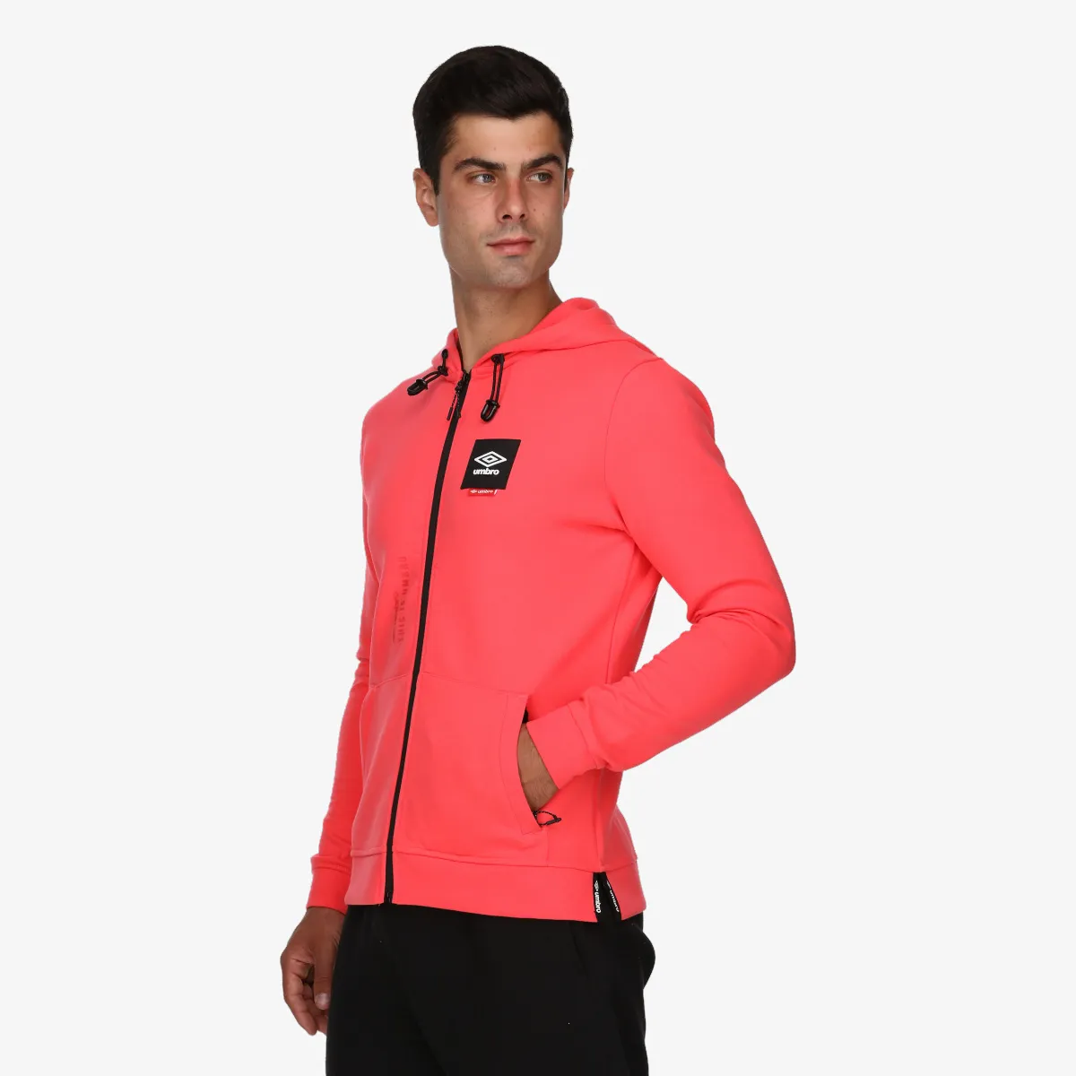 UMBRO Majica s kapuljačom s patentom UMBRO ONLY FULL ZIP HOODY 