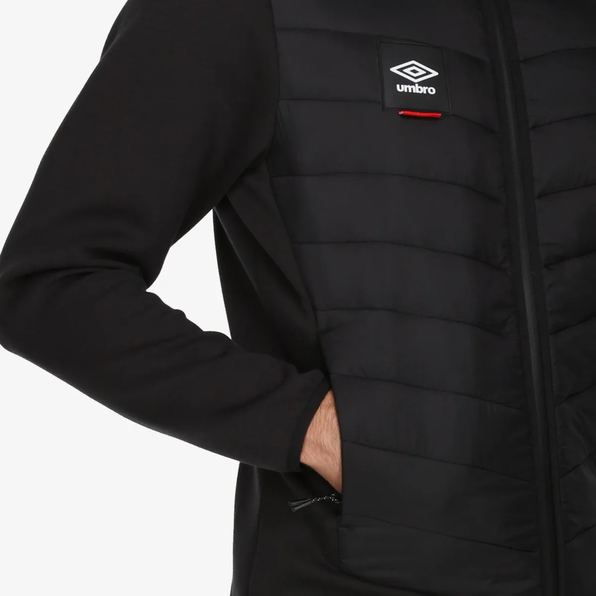 UMBRO Majica s kapuljačom s patentom UMBRO ONLY HYBRID JKT 