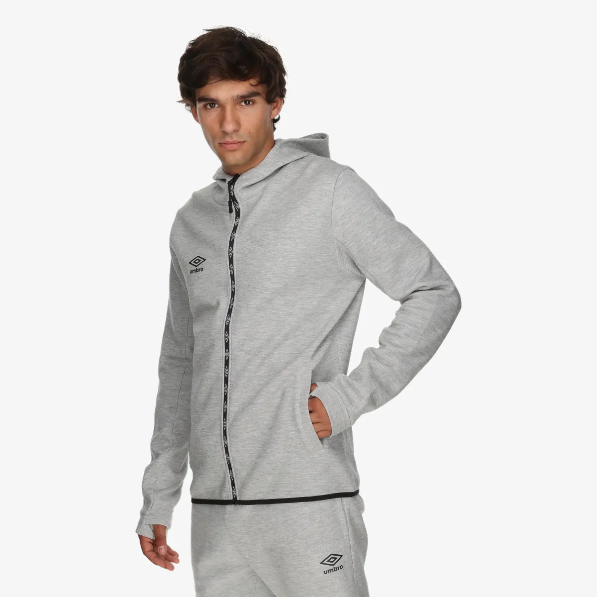 UMBRO Majica s kapuljačom s patentom DIAMOND FULL ZIP HOODIE 