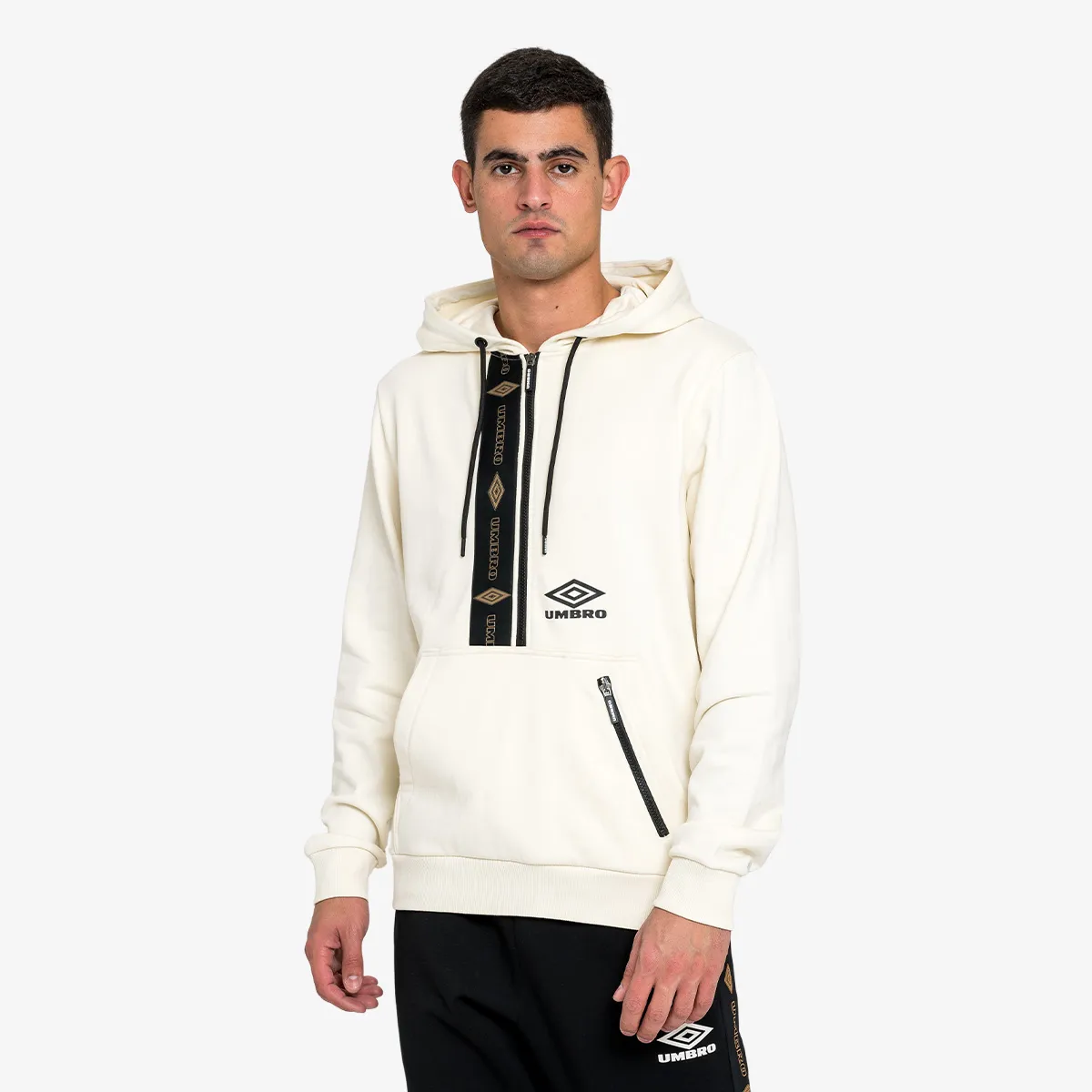 UMBRO Majica s kapuljačom s polu patentom RETRO HZ HOODY 