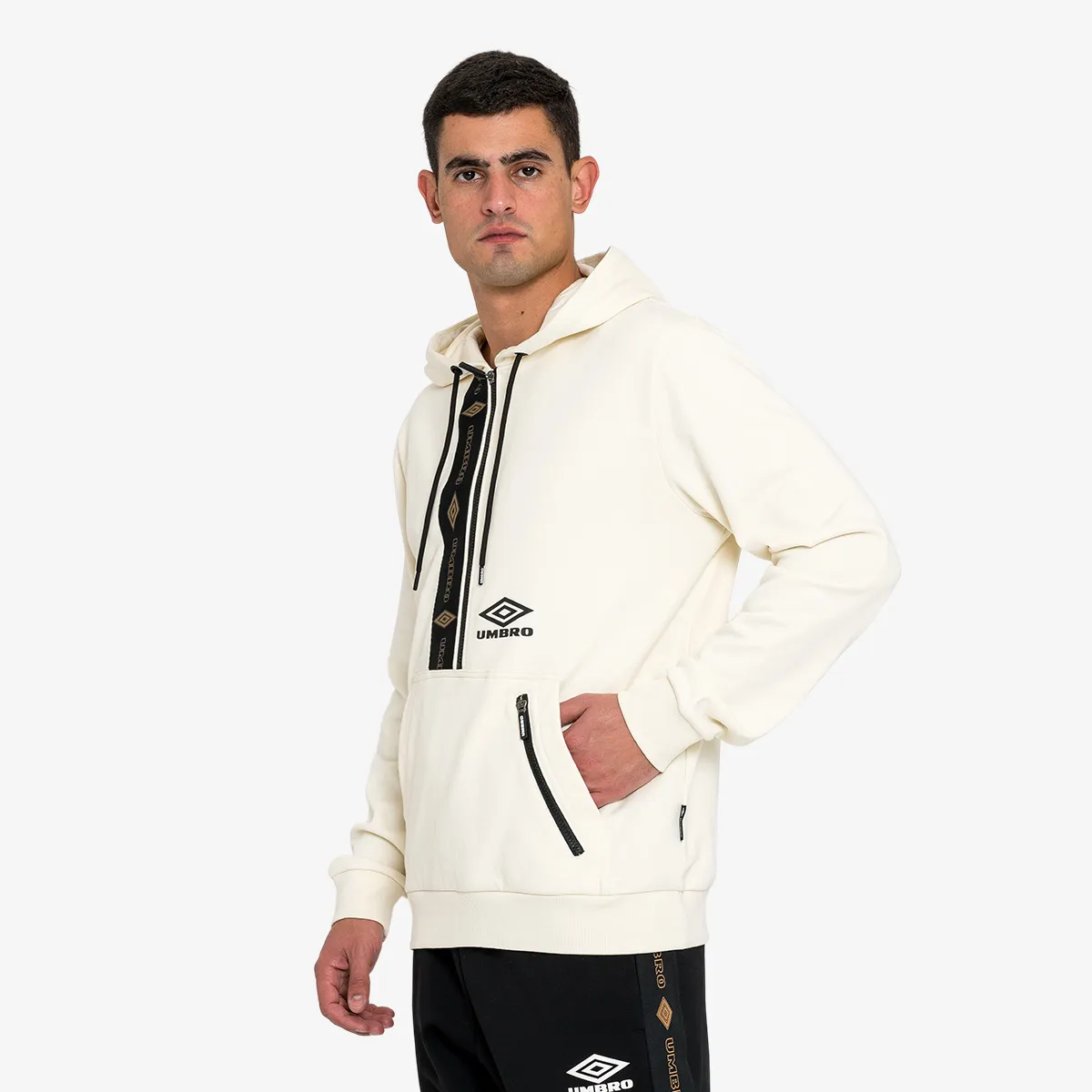 UMBRO Majica s kapuljačom s polu patentom RETRO HZ HOODY 