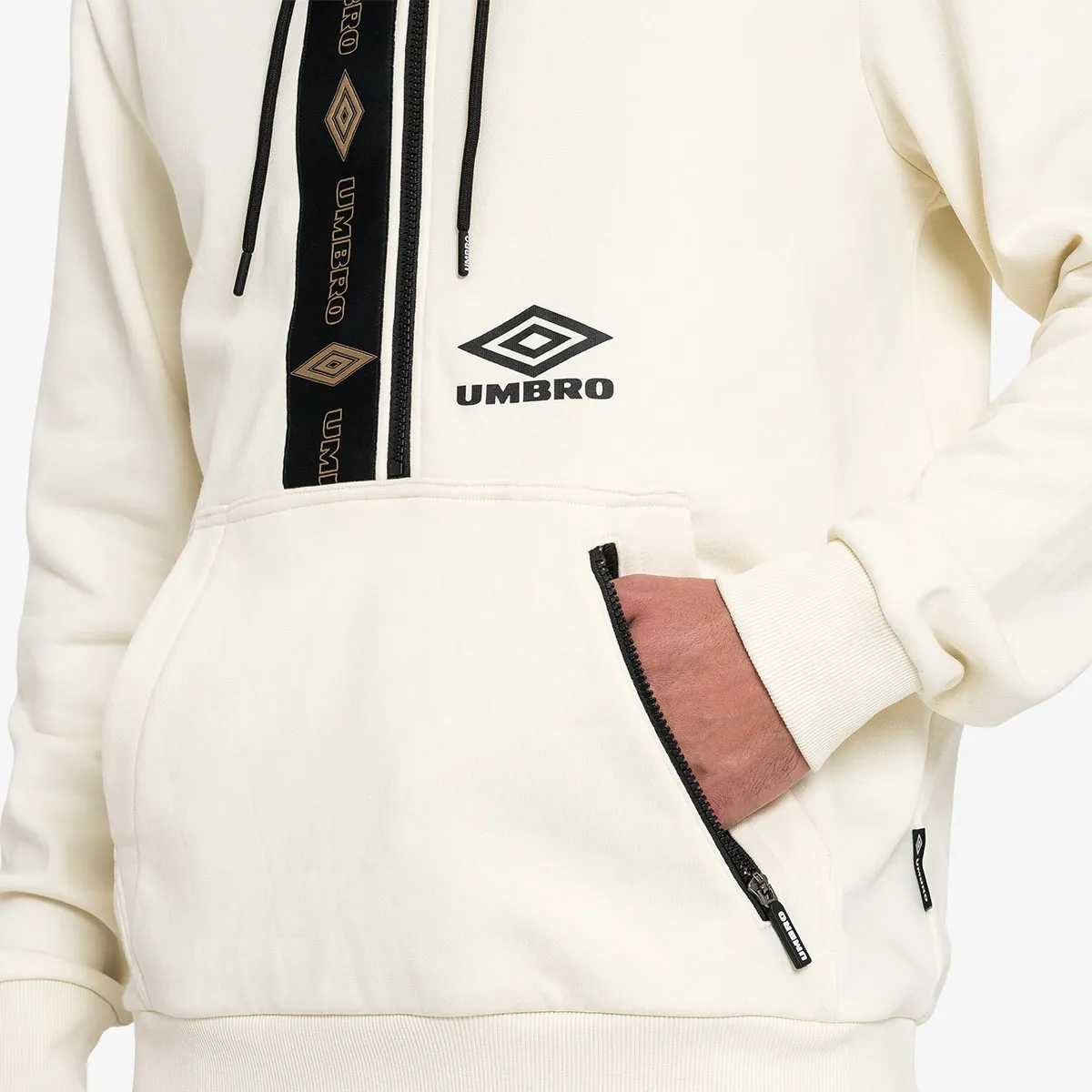 UMBRO Majica s kapuljačom s polu patentom RETRO HZ HOODY 