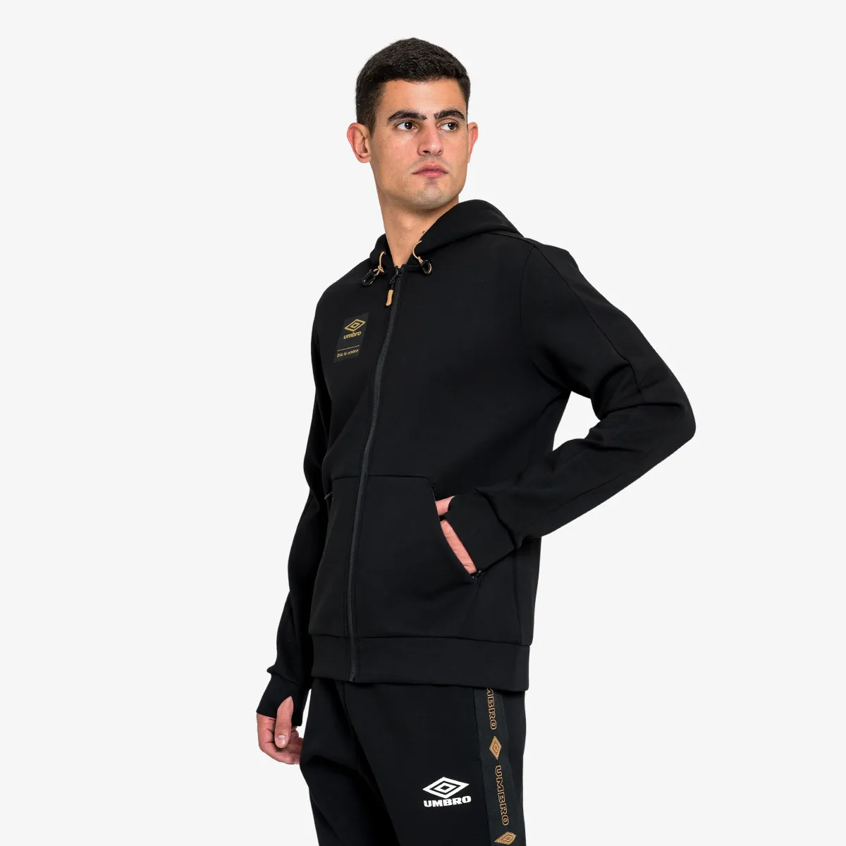 UMBRO Majica s kapuljačom s patentom DIAMOND FULL ZIP HOODIE 