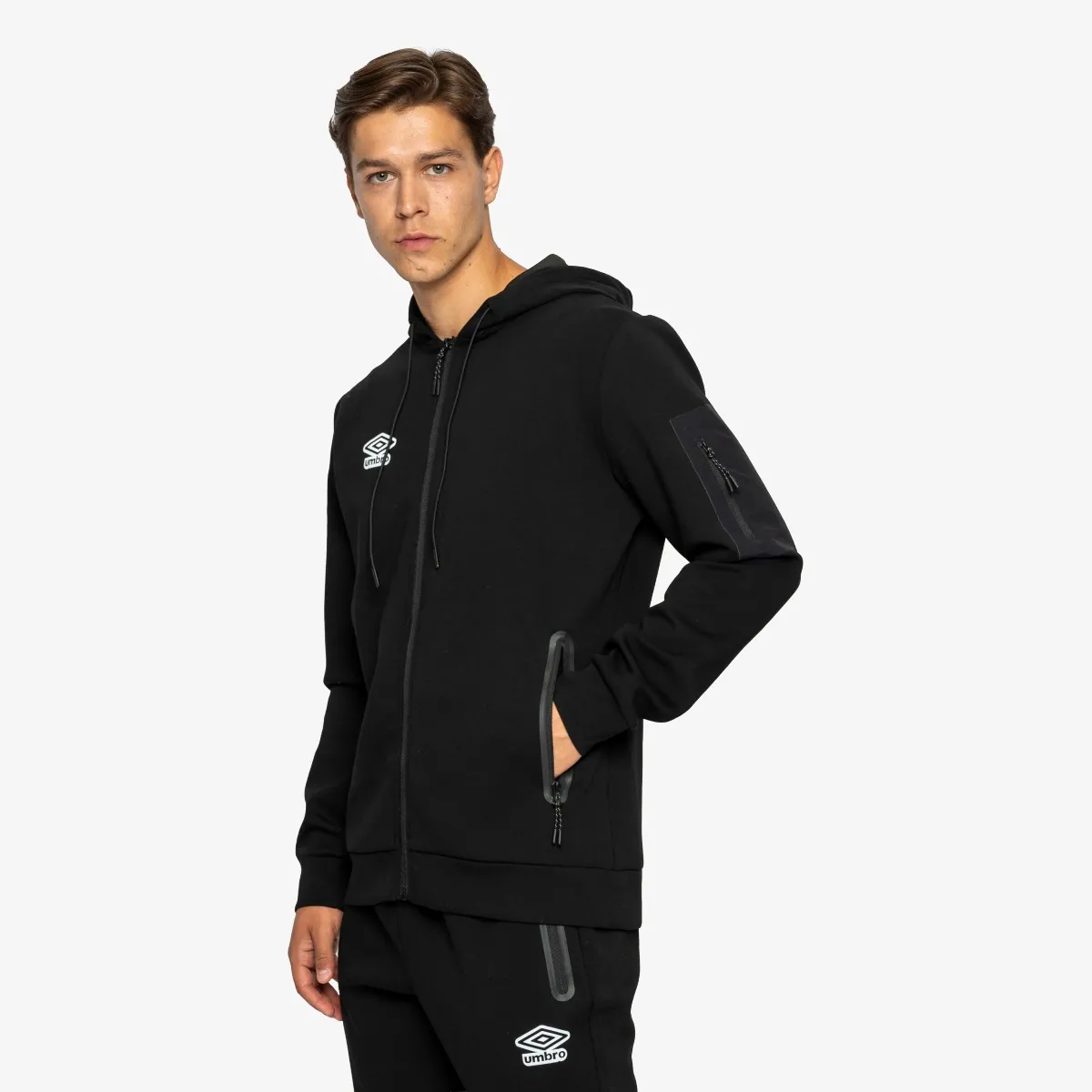 UMBRO Majica s kapuljačom s patentom DIAMOND FULL ZIP HOODIE 