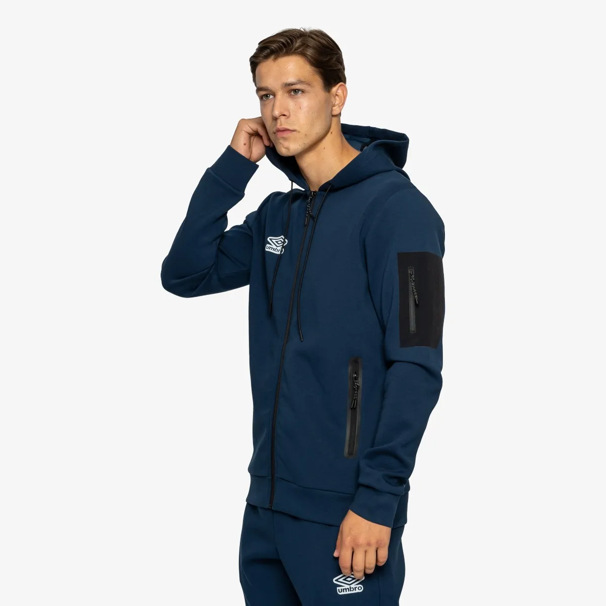 UMBRO Majica s kapuljačom s patentom DIAMOND FULL ZIP HOODIE